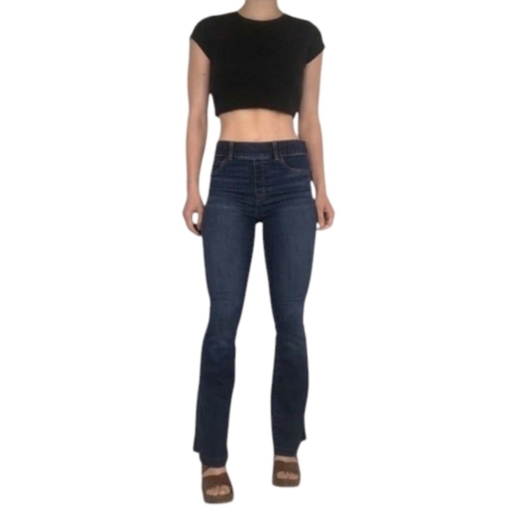 13. Spanx High Rise Flare Stretch Demin